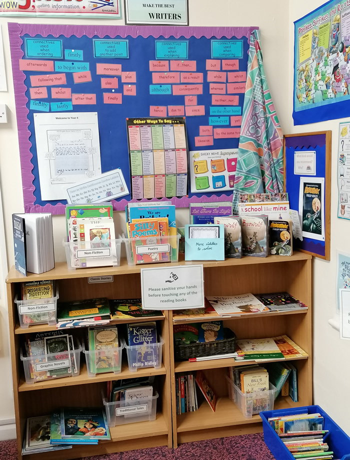 Year 4 book area